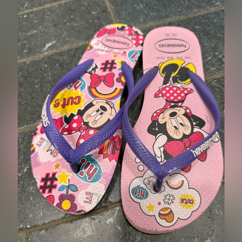 3 for $25 Disney Minnie Mouse Havaianas